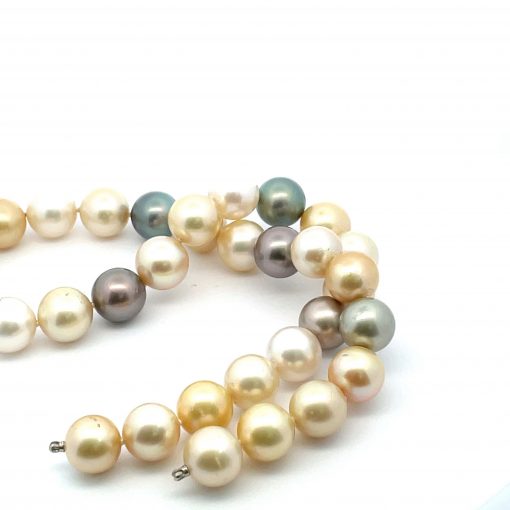 Multi-Color South Sea Pearl Necklace - Image 9