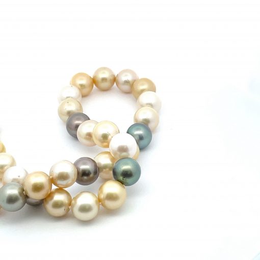 Multi-Color South Sea Pearl Necklace - Image 10