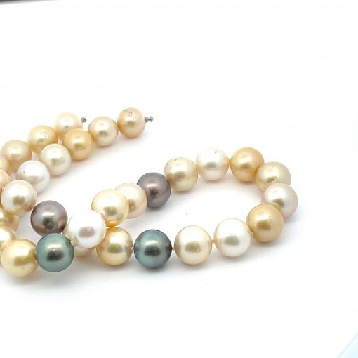 Multi-Color South Sea Pearl Necklace - Image 11