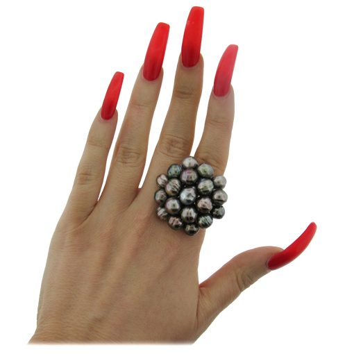 Tahitian Pearl Cluster Ring - Image 6