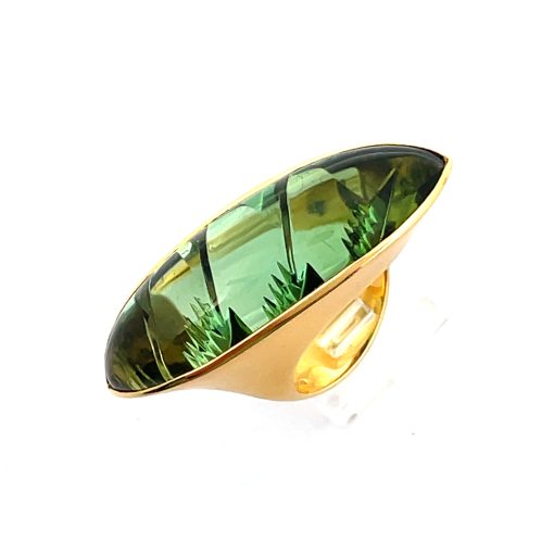 Tom Munsteiner: Tourmaline Diagonal Ring - Image 9