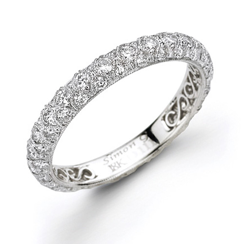 SimonG: Diamond Eternity 'Peacock's Eye' Band - Image 2