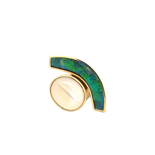 Tom Munsteiner: Moonstone Opal Ring - Image 2