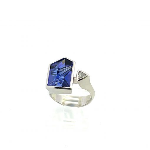 Tom Munsteiner: Tanzanite Diamond Ring - Image 5