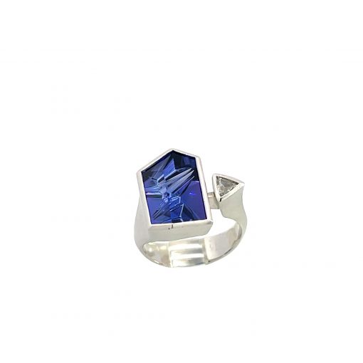 Tom Munsteiner: Tanzanite Diamond Ring - Image 6