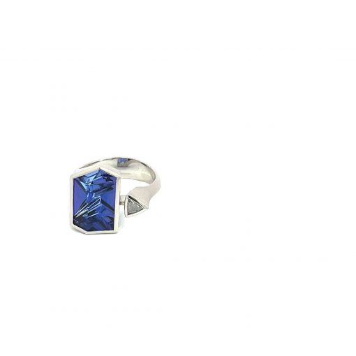 Tom Munsteiner: Tanzanite Diamond Ring - Image 7