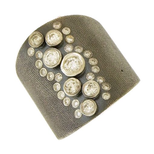 Rene Escobar: Diamond Cigar Band Ring - Image 3