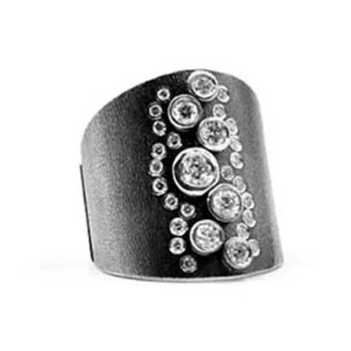 Rene Escobar: Diamond Cigar Band Ring