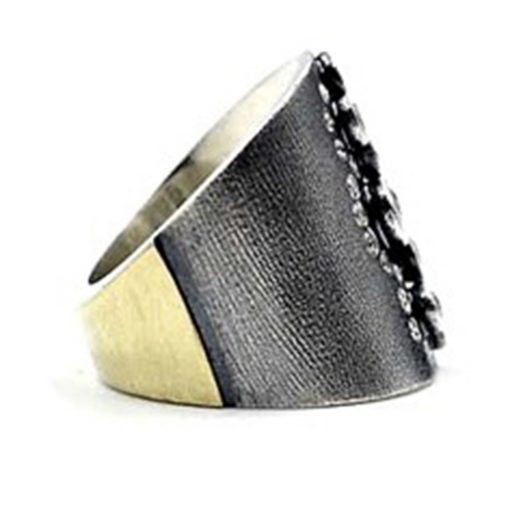 Rene Escobar: Diamond Cigar Band Ring - Image 2