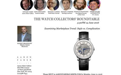 Aaron Faber Reconvenes The Watch Collectors’ Roundtable