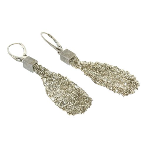 Eva Jankowska: Crochet Sterling Earrings - Image 2