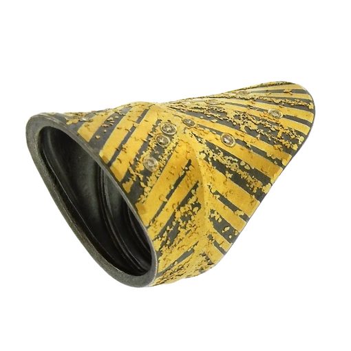 Peter Schmid: Elongated Diamond Cigar Band Ring - Image 3
