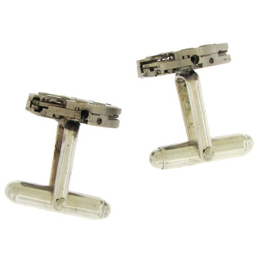Oval Watch Movement Cufflinks - Image 3