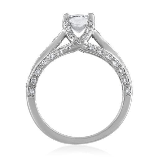 French Style 'Tycoon-Cut' Diamond Engagement Ring - Image 2