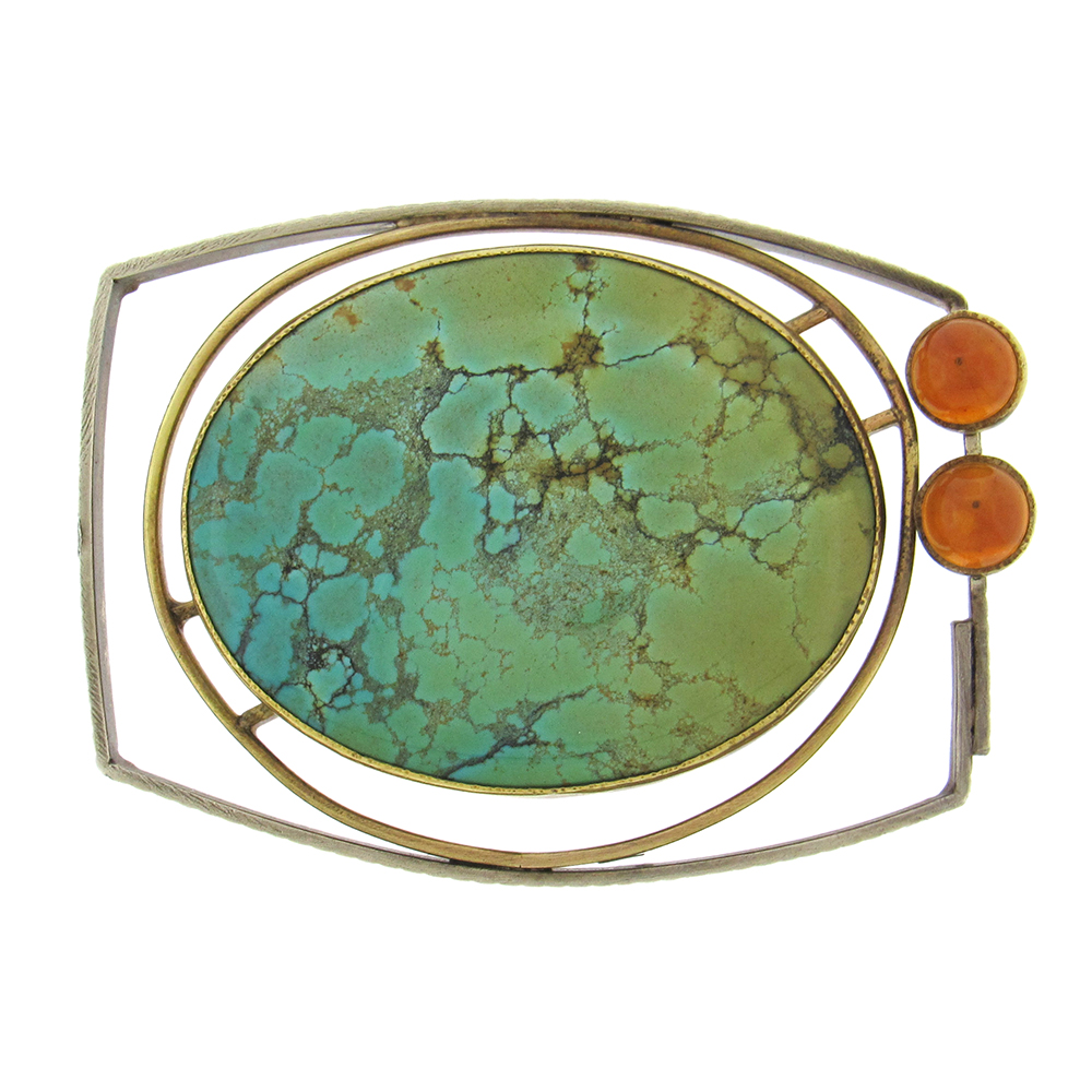 turquoise brooch