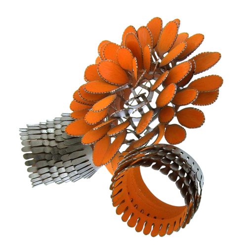 Mirjam Hiller: Enamelled Steel Brooch, Circa 2015 - Image 3