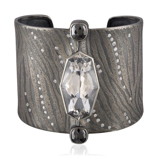 Atelier Zobel:  Swiss Crystal and Diamond Bracelet
