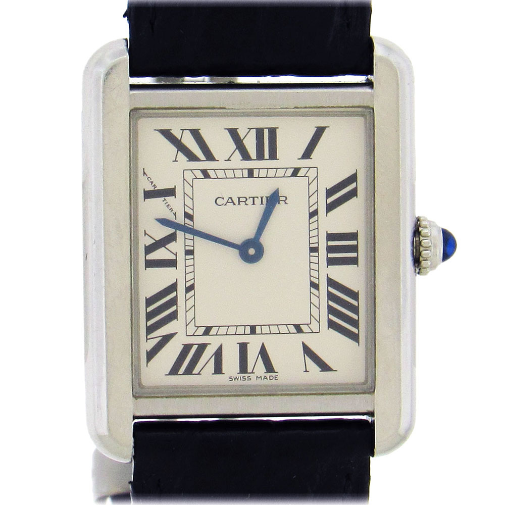 Cartier Stainless Steel Tank Solo Ref 
