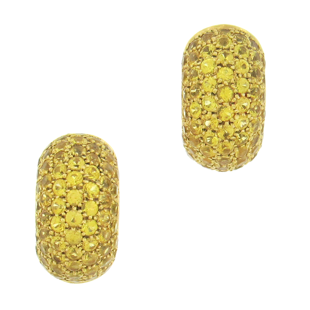 yellow sapphire earrings yellow sapphire earrings