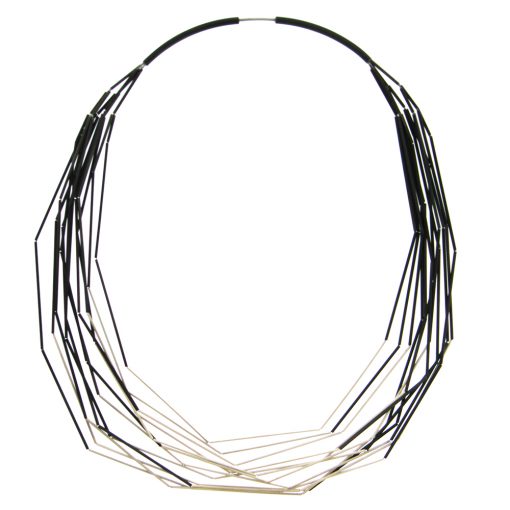 Maria Rzewuska: Sterling 12-Strand Necklace - Image 3