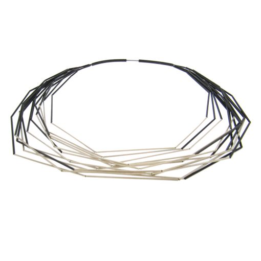 Maria Rzewuska: Sterling 12-Strand Necklace - Image 4