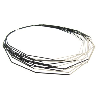 Maria Rzewuska: Sterling 12-Strand Necklace