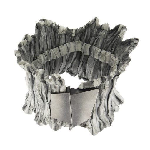 Pavel Kaczynski: Patinated Ruffle Cuff Bracelet - Image 3