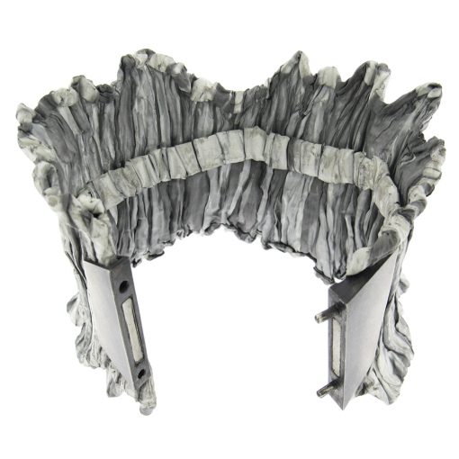 Pavel Kaczynski: Patinated Ruffle Cuff Bracelet - Image 5