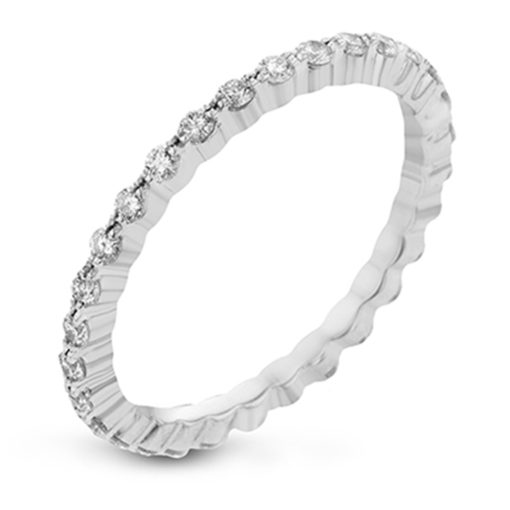 SimonG: Diamond White Gold Eternity Band