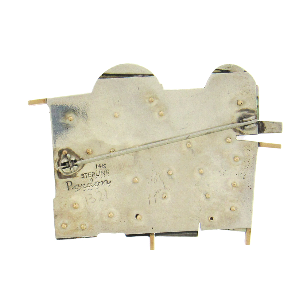 Earl Pardon: Enamel Brooch, Circa 1980's - Image 2