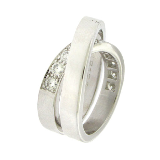 Cartier 'Nouvelle Vague Crossover' Diamond Ring - Image 2