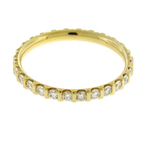 Niessing: 18K Gold Diamond Eternity Ring - Image 2