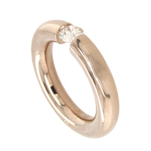 Niessing:  18K Gold Diamond Tension-Set Ring - Image 4