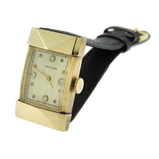 Waltham Stylized Vintage Tank Watch, Circa 1940's - Image 4