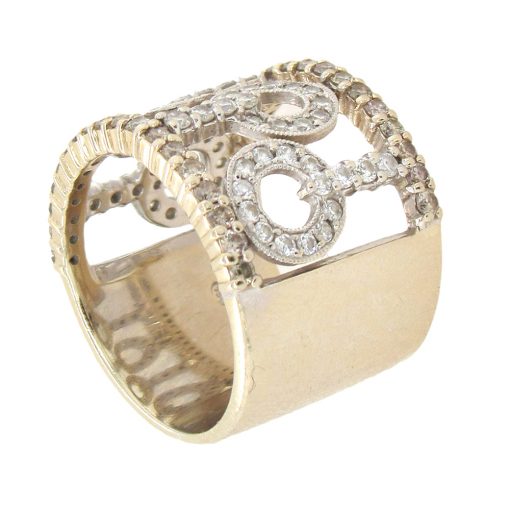 Diamond Lollipop Band Ring - Image 3