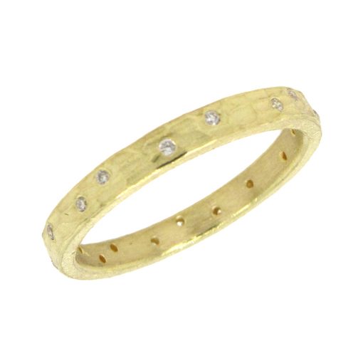 Barbara Heinrich: Gold and Diamond Glacier Band