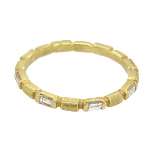 Barbara Heinrich: Gold and Diamond Baguette Band - Image 2