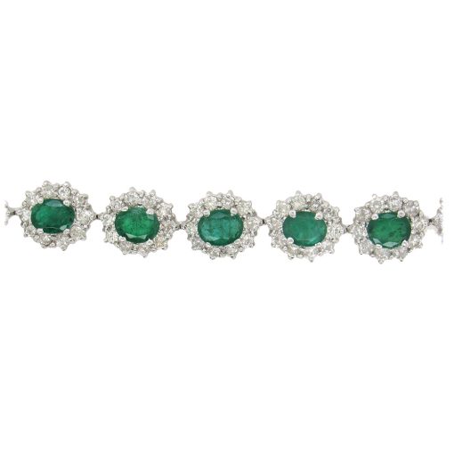 Emerald and Diamond Bracelet - Image 4