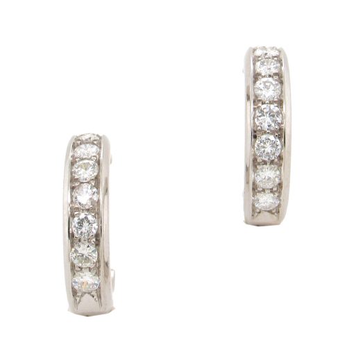 Channel-Set Diamond Earrings
