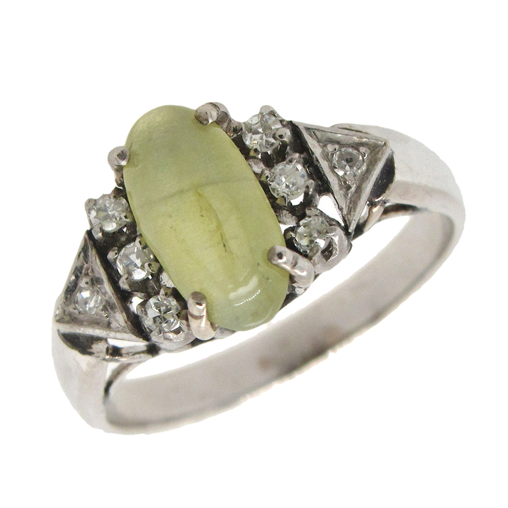 Antique chrysoberyl ring clearance