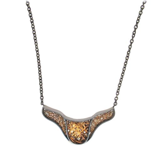 Arata Fuchi: Woven Sculptural Pendant Necklace - Image 2