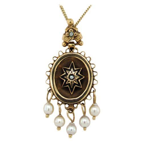 Victorian 8 Pointed Star Pendant