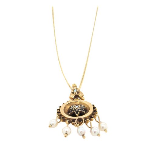 Victorian 8 Pointed Star Pendant - Image 3