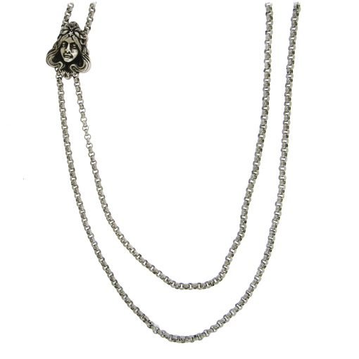 Sterling Silver Slide Chain Necklace - Image 2