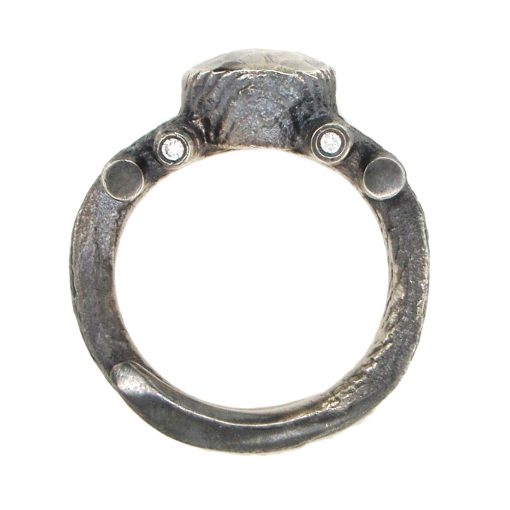 Marco Borghesi: Cuttlebone Cast Sterling 'Solitaire' Ring - Image 4