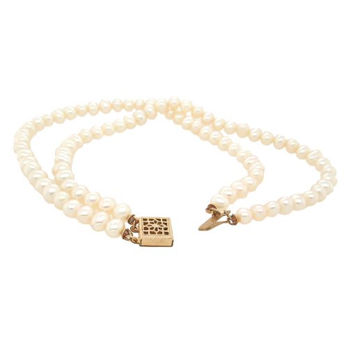 Estate Freshwater Pearl Bracelet, 8.25" - Image 4