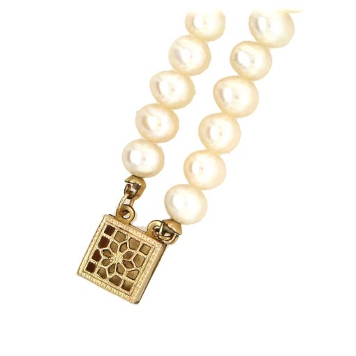 Estate Freshwater Pearl Bracelet, 8.25" - Image 5