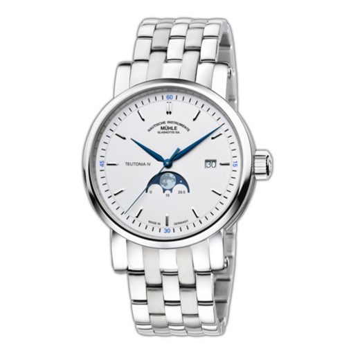 Stainless Steel Muhle Teutonia IV Moonphase Wristwatch - Image 2