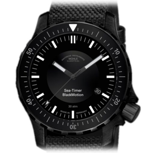 Muhle Sea-Timer Black Motion Wristwatch