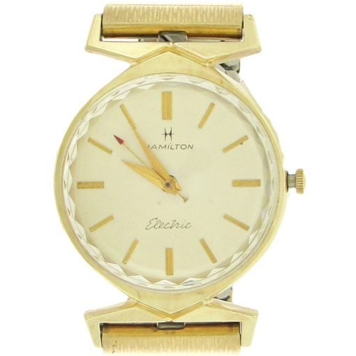 Gold-Filled Hamilton Lord Lancaster Electric Wristwatch, Circa 1967